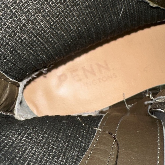 Army Green Combat Boots - Lace Front/Side Zip - Penn 8WW - Picture 10 of 11